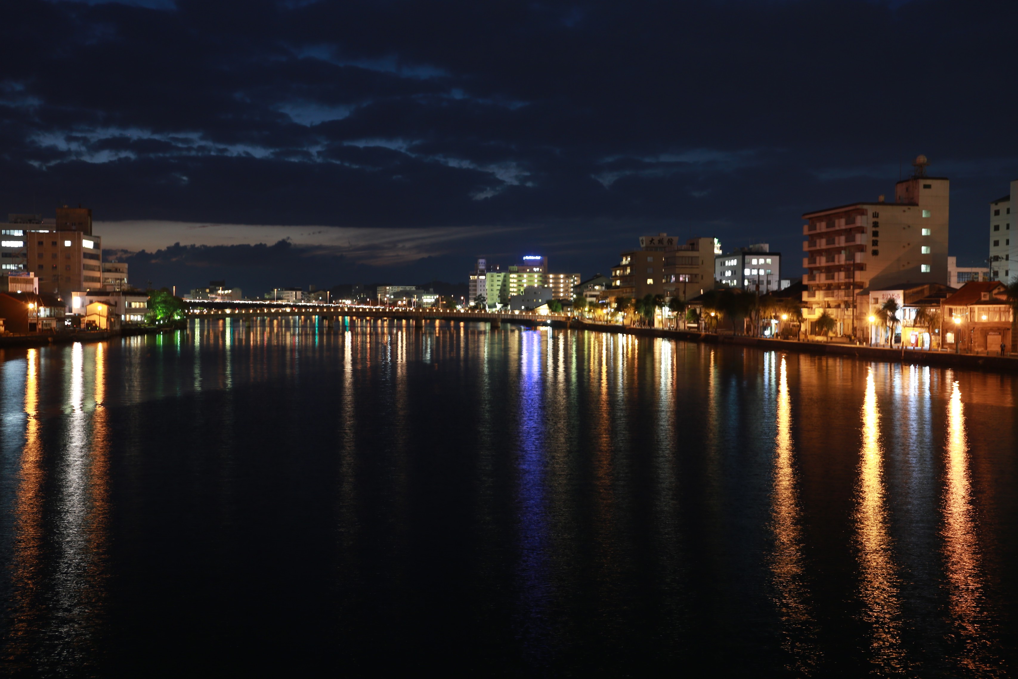 夜の松江