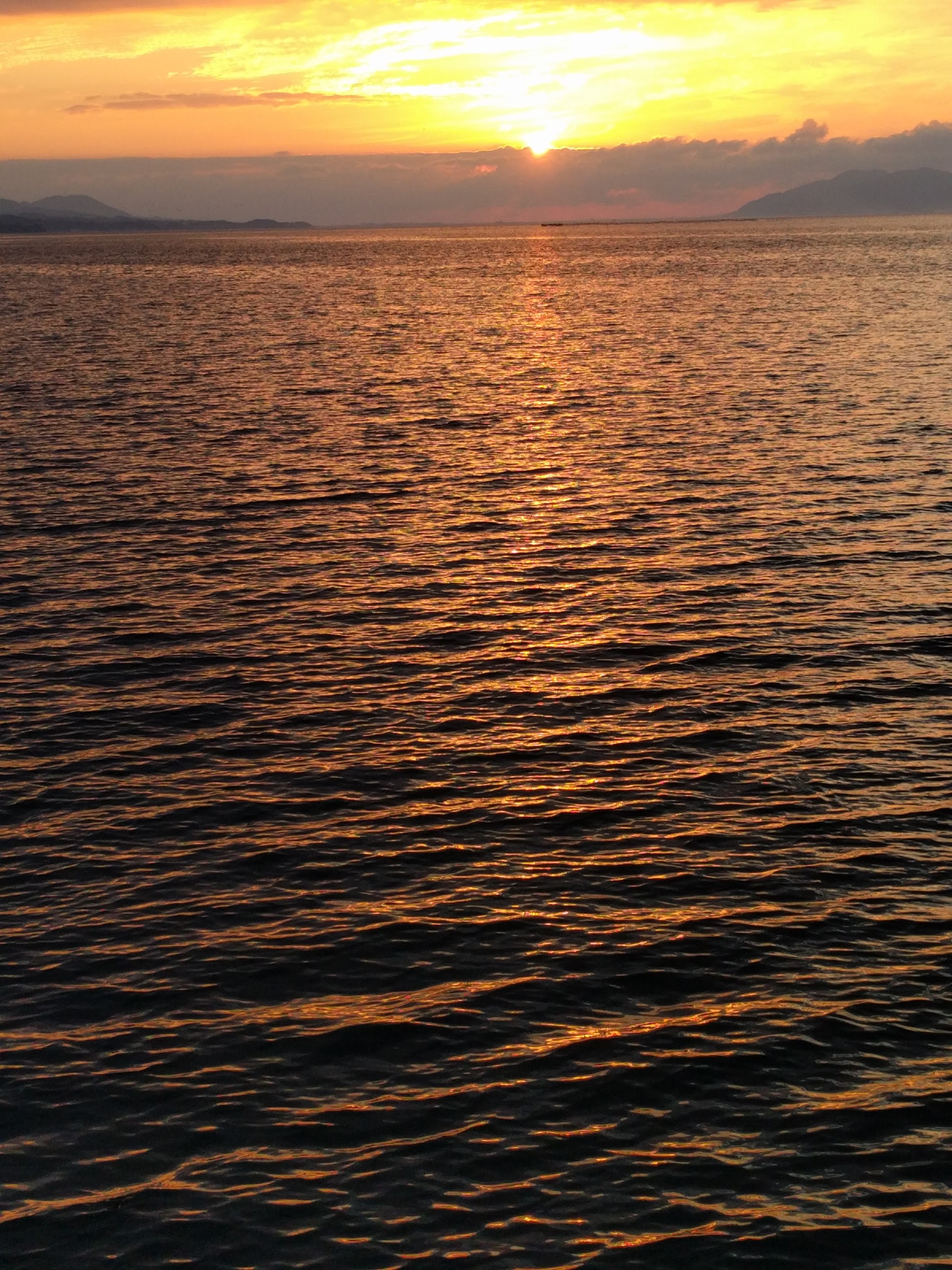 宍道湖の夕焼け